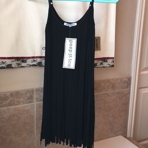 New Fringe Black dress